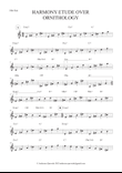 Harmony Etude Over Ornithology