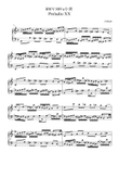 Preludio XX BWV 889 - Johann Sebastian Bach