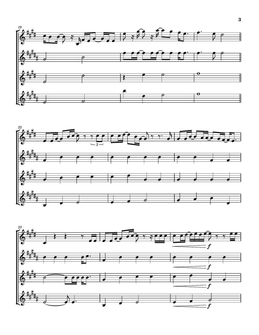 Growing Up & Growing Old Growing Up & Growing Old Saxophone Quartet scores gallery preview page 4