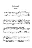 Sinfonia 3 BWV 789 - Johann Sebastian Bach