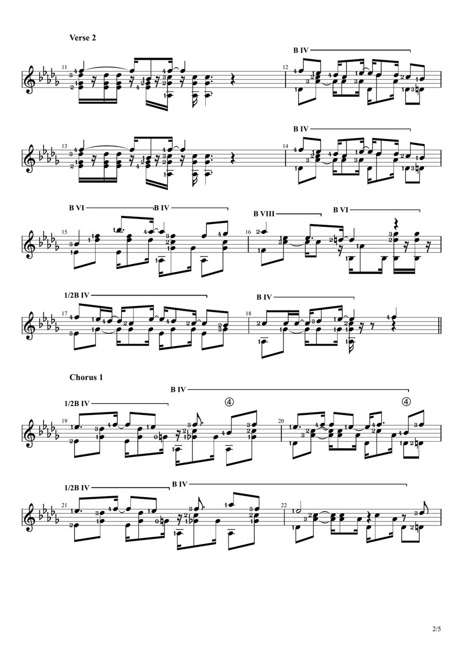 From The Start From The Start Acoustic Guitar scores gallery preview page 2