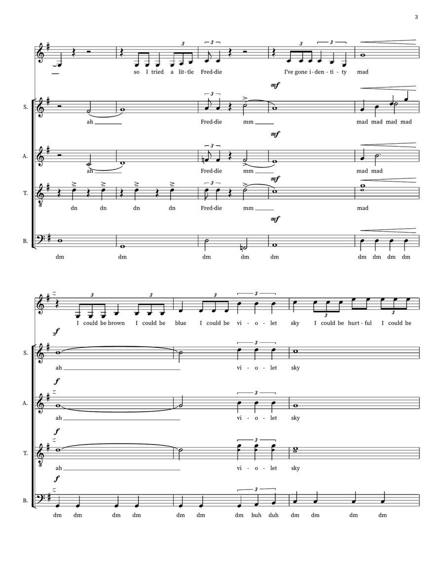 Grace Kelly Grace Kelly 4-Part scores gallery preview page 3