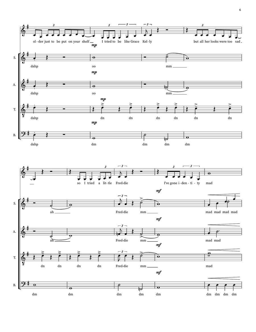 Grace Kelly Grace Kelly 4-Part scores gallery preview page 6