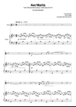 Ave Maria (viola and piano – clean sheet music)