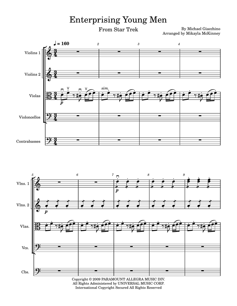 Enterprising Young Men Enterprising Young Men String Orchestra scores gallery preview page 1