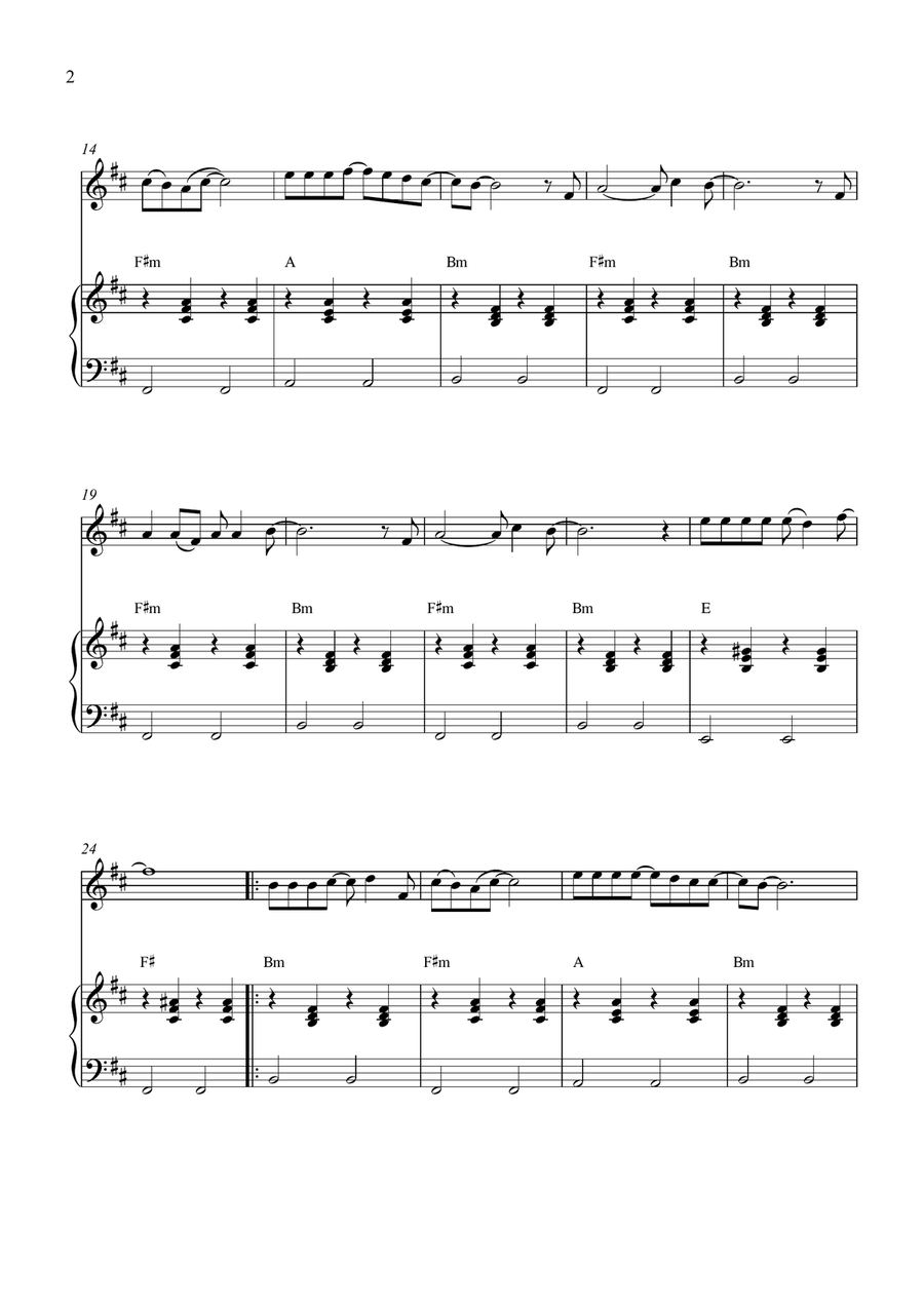 Times Like These Violin Solo scores gallery preview page 2