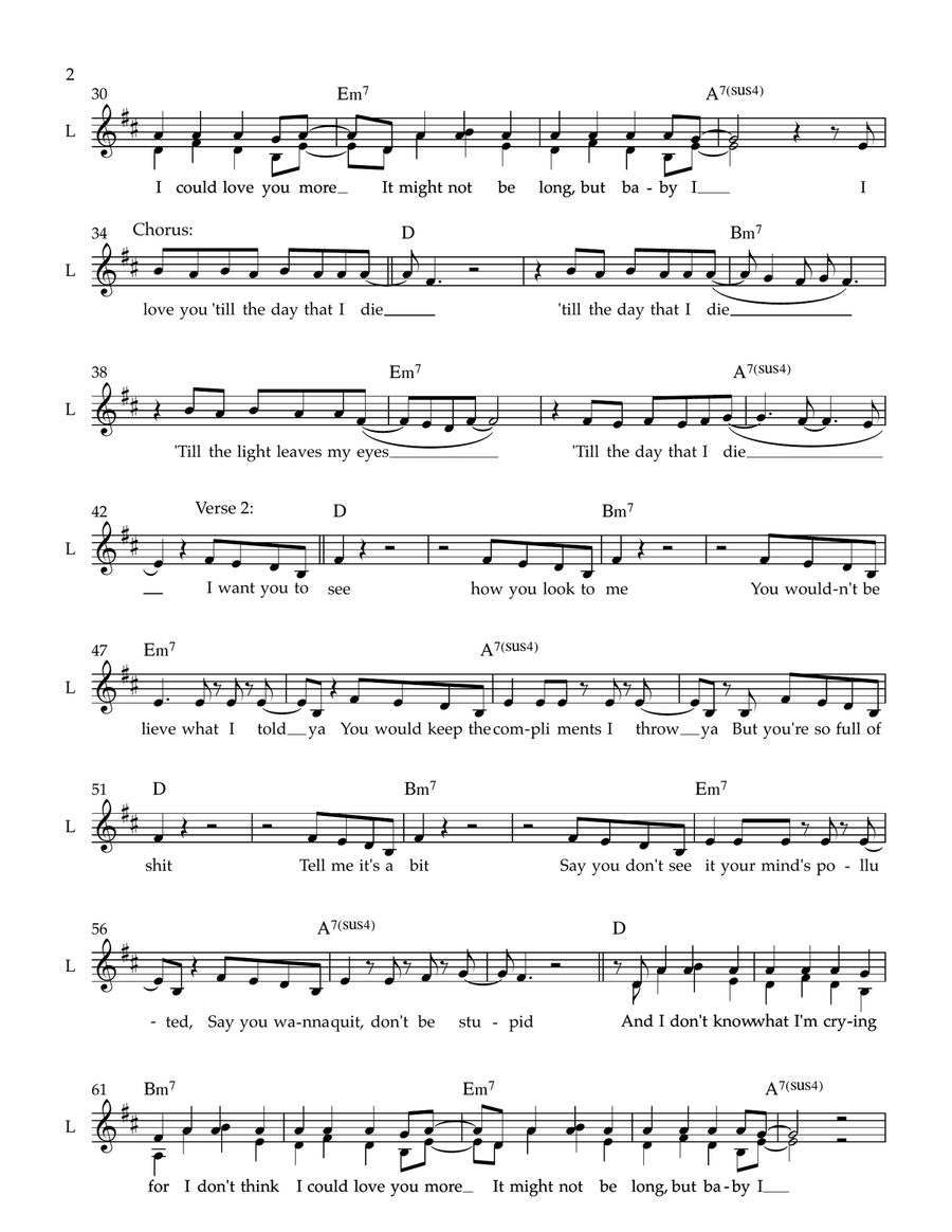 Birds Of A Feather Birds Of A Feather Easy Piano scores gallery preview page 2