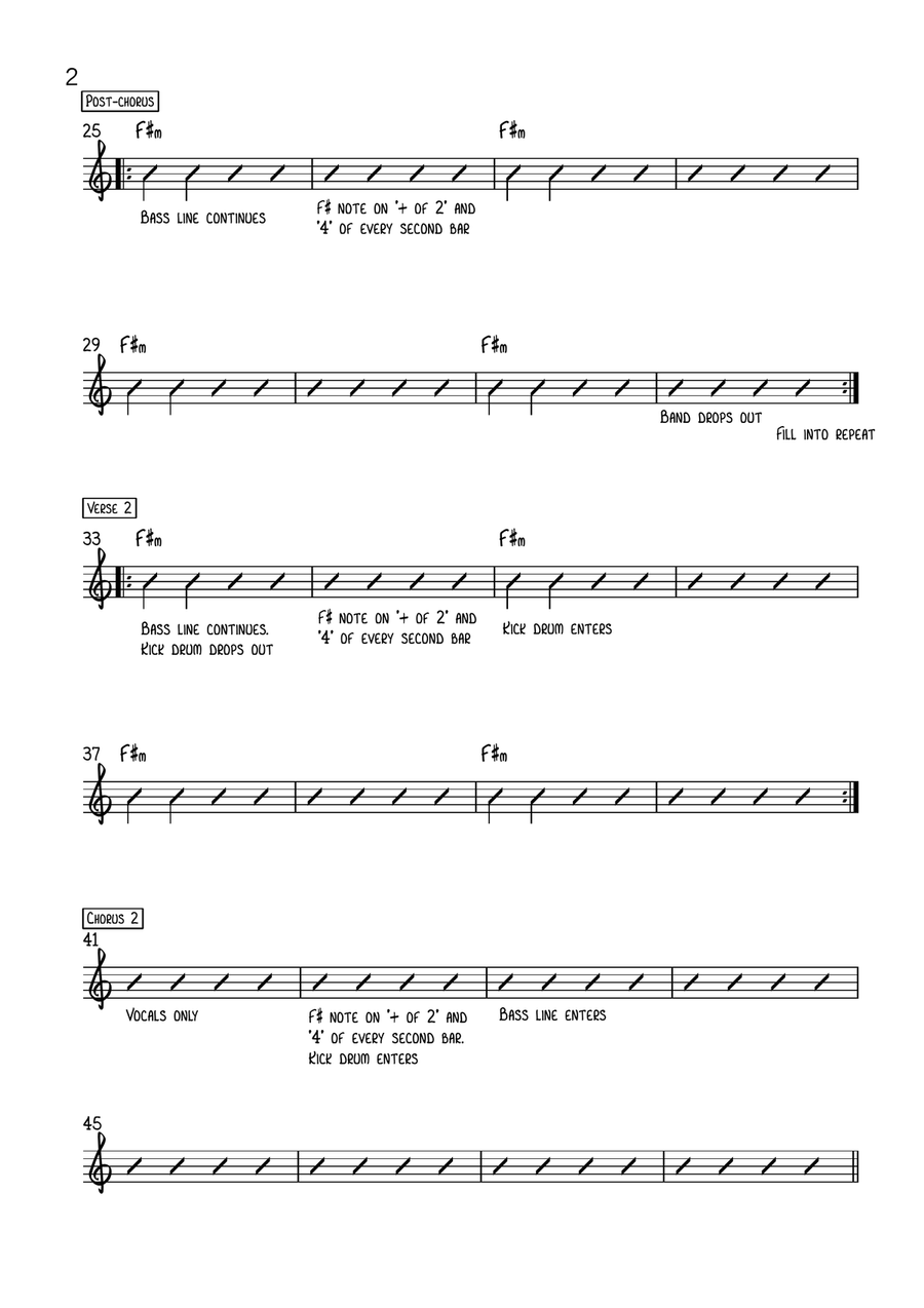 Sos Sos Piano scores gallery preview page 2