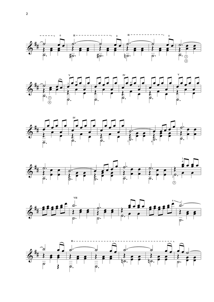 Bluebird Bluebird Guitar Solo scores gallery preview page 2