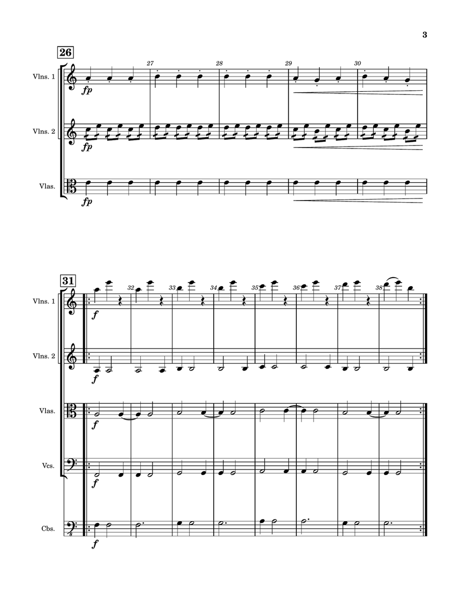 Medley: Dreaming Of The Crash with Cornfield Chase, Day One, and Mountains String Orchestra scores gallery preview page 3