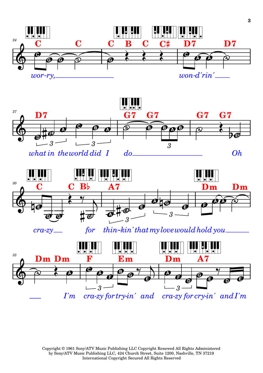 Crazy Crazy Piano scores gallery preview page 3