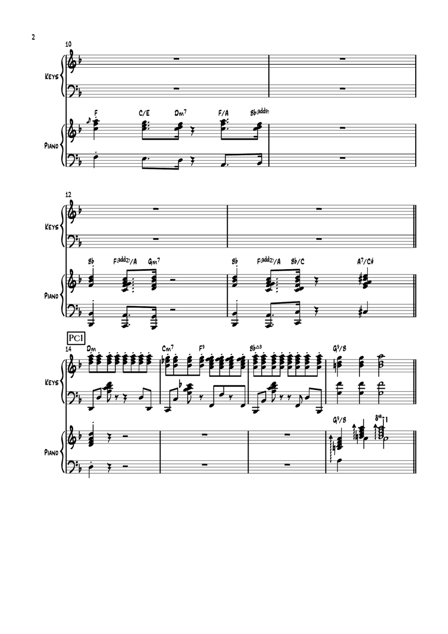 Family Business Family Business Piano Duet scores gallery preview page 2