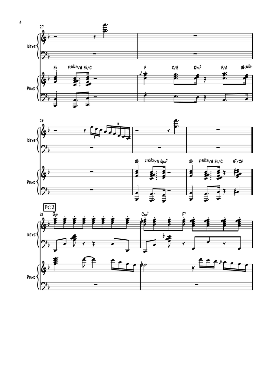Family Business Family Business Piano Duet scores gallery preview page 4