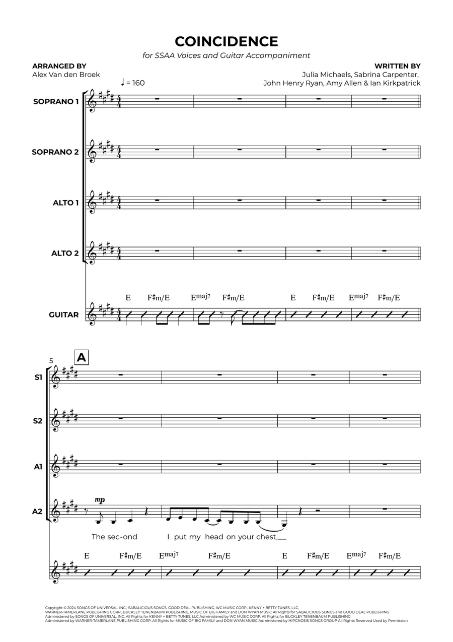 Coincidence SSAA scores gallery preview page 1