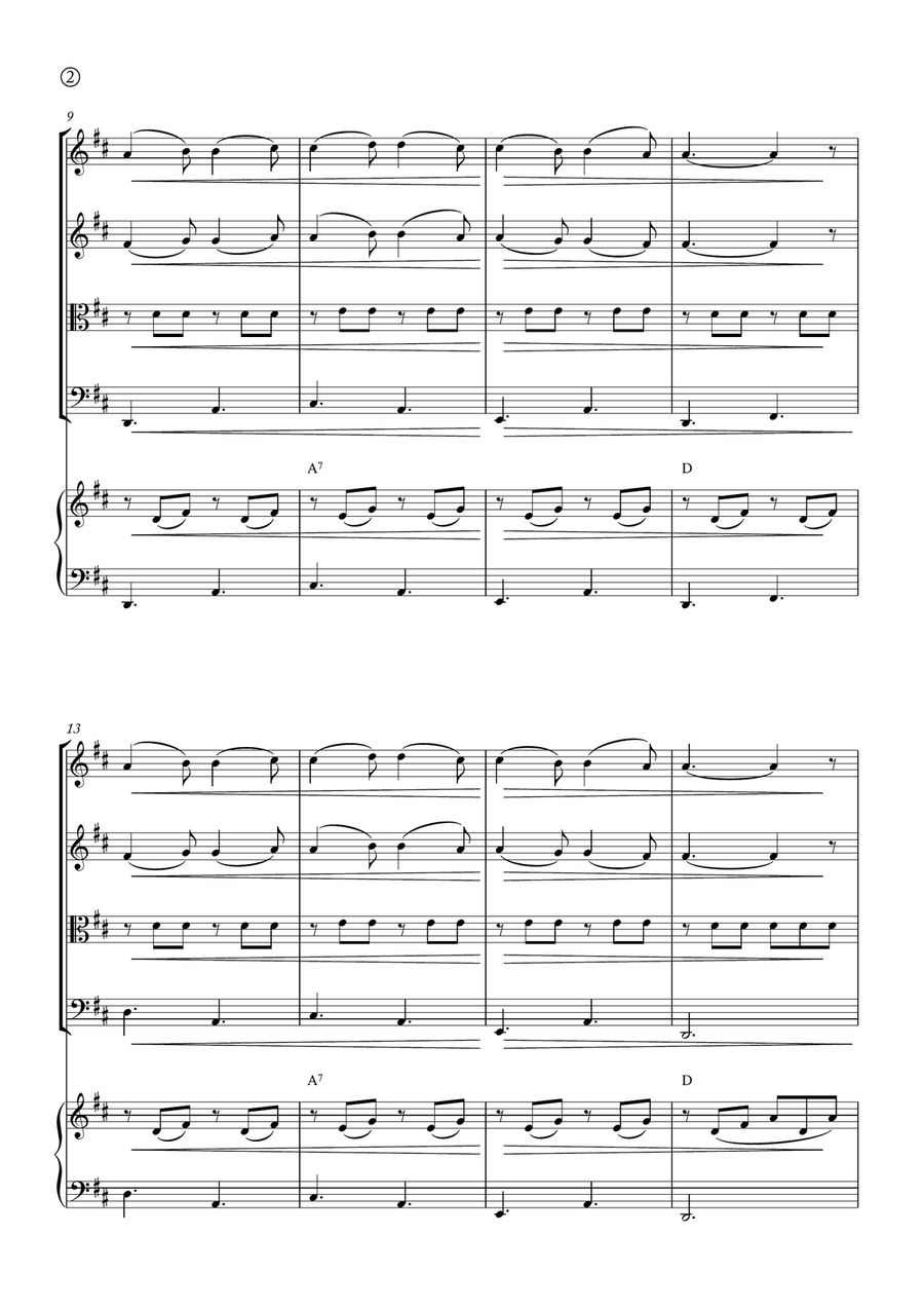 Barcarolle String Quartet scores gallery preview page 2
