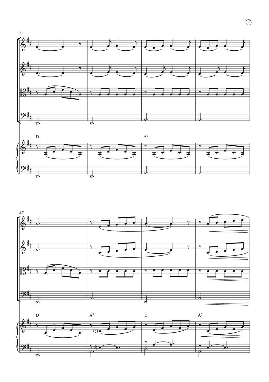 Barcarolle String Quartet scores gallery preview page 5