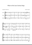 When to Her Lute Corinna Sings