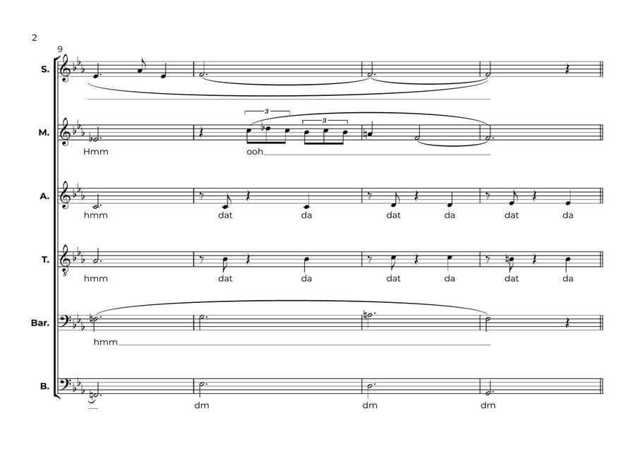 The Great Pumpkin Waltz The Great Pumpkin Waltz Divisi scores gallery preview page 2