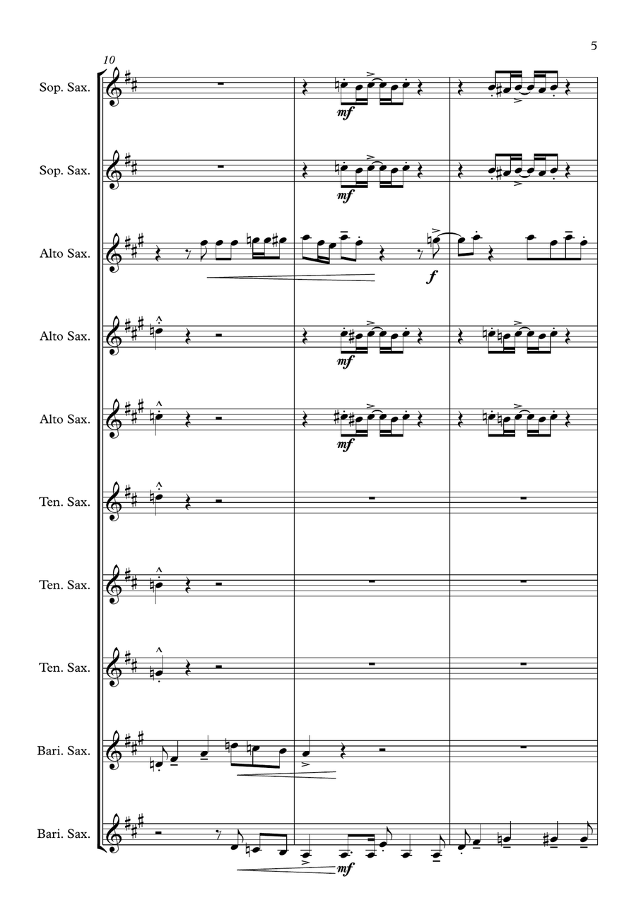 Respect Woodwind Ensemble scores gallery preview page 5