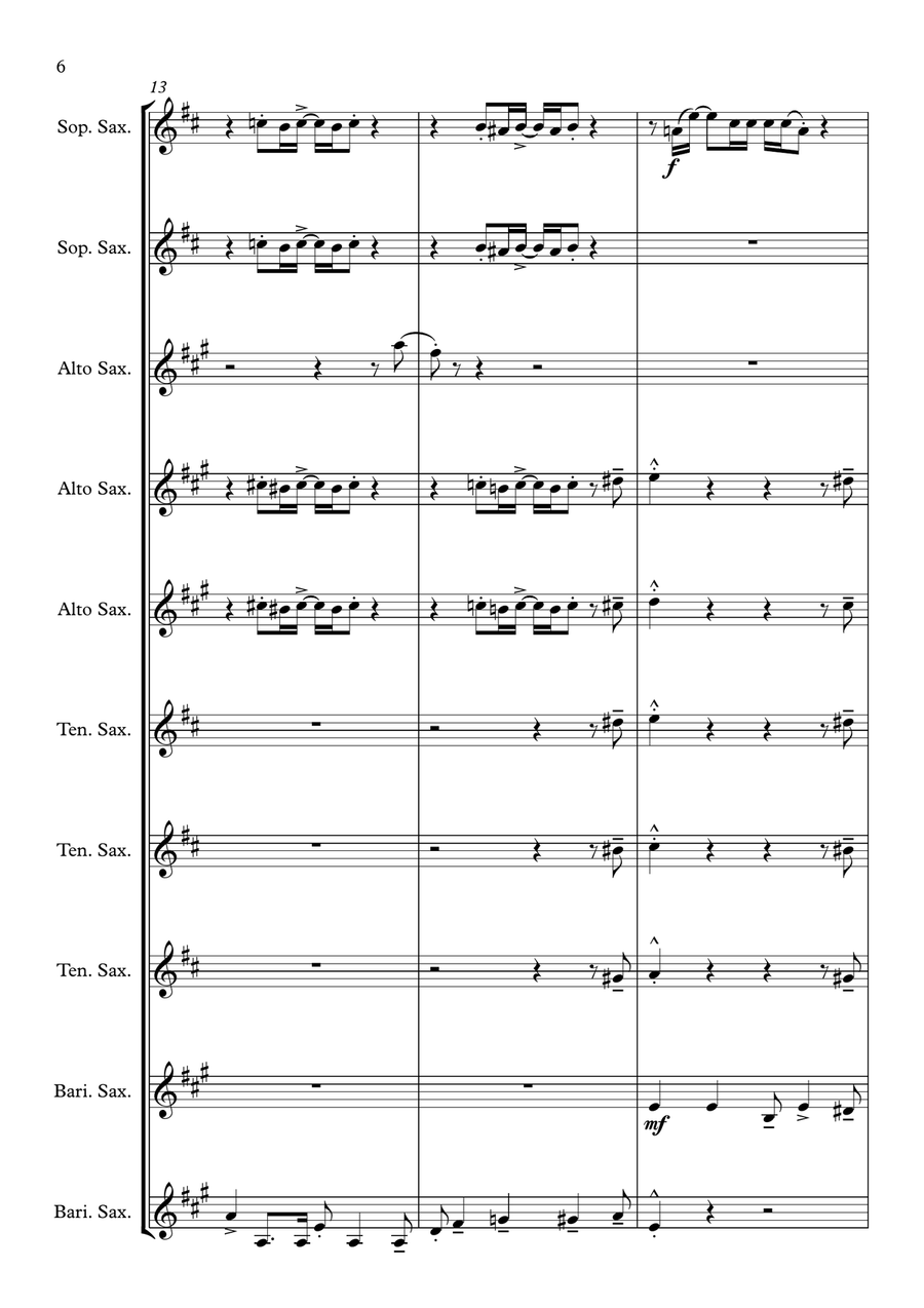 Respect Woodwind Ensemble scores gallery preview page 6
