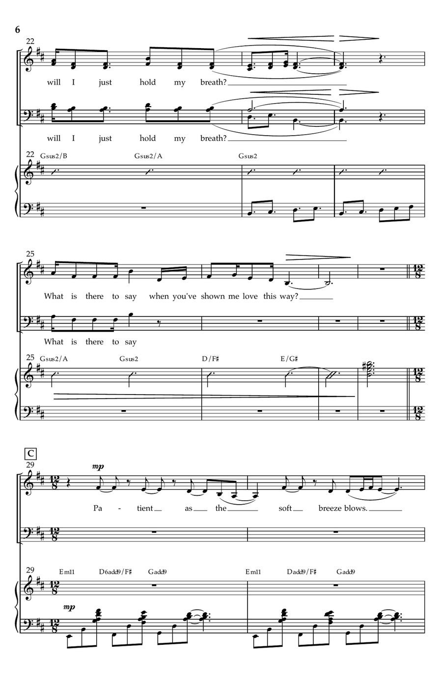 For Eldon (arr. Liz Townsend) 4-Part scores gallery preview page 4