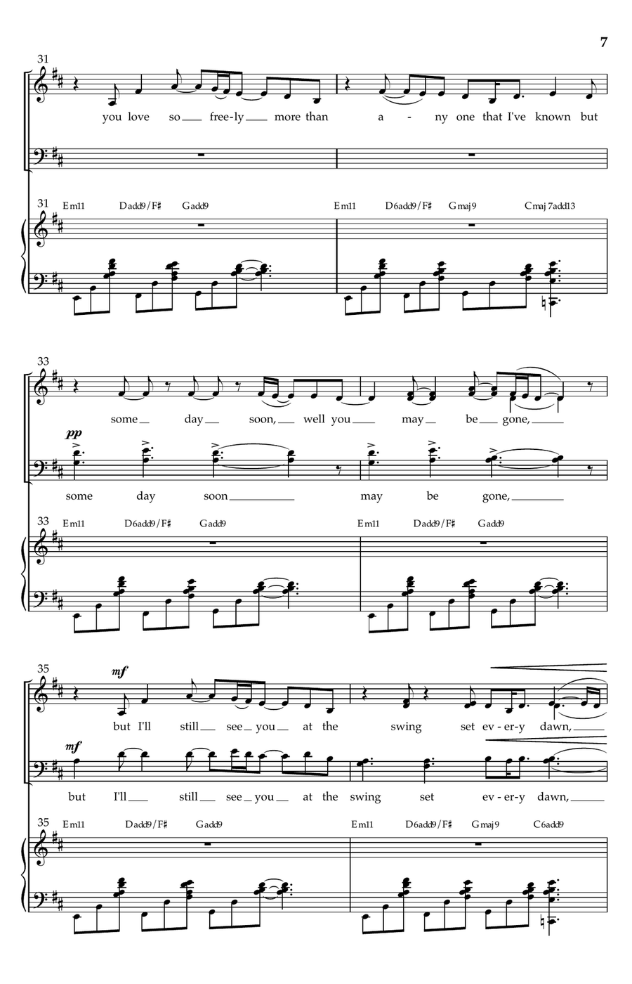 For Eldon (arr. Liz Townsend) 4-Part scores gallery preview page 5