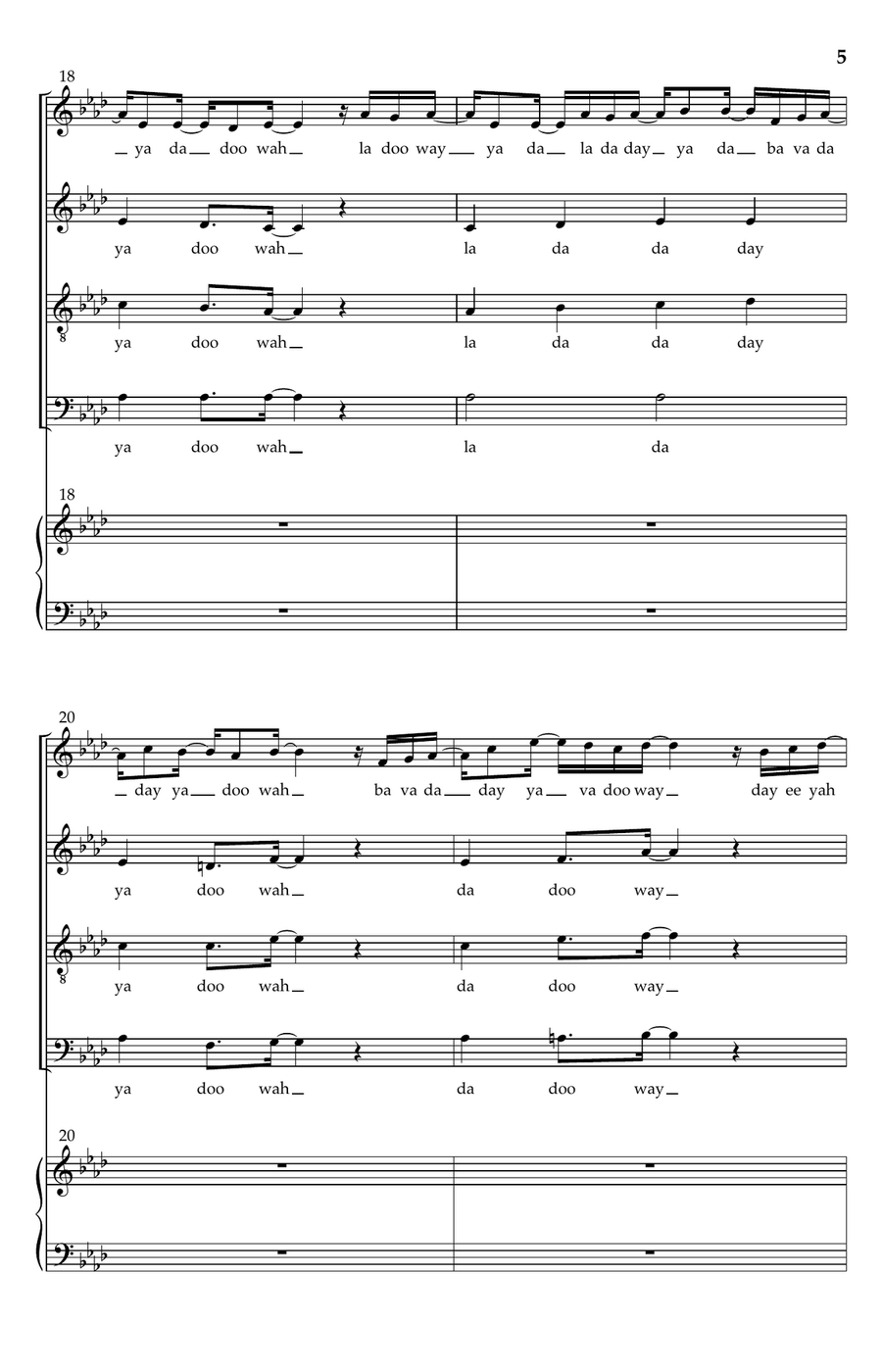 Spirit Spirit 4-Part scores gallery preview page 3