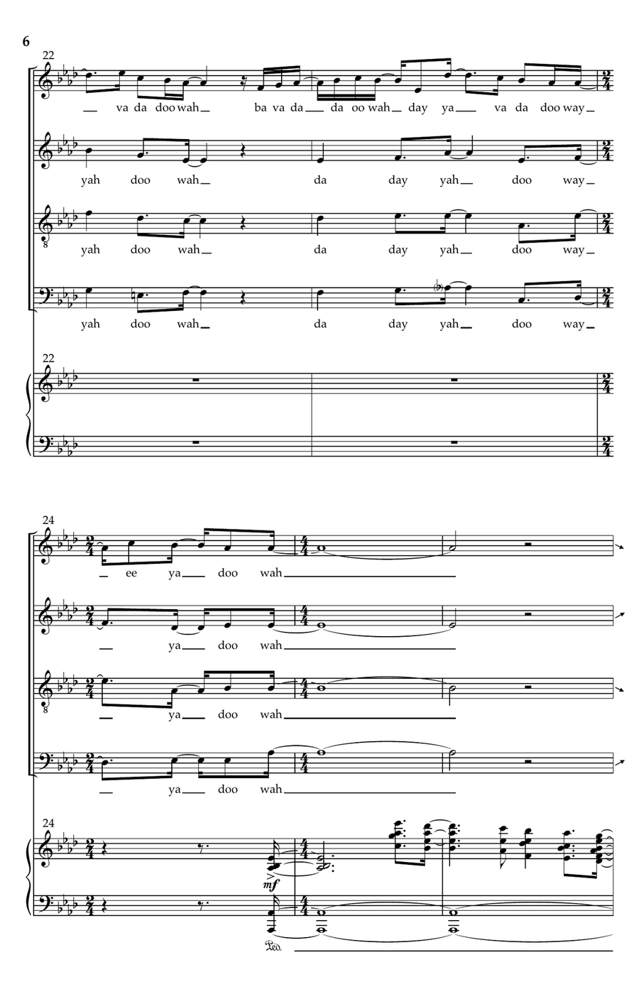 Spirit Spirit 4-Part scores gallery preview page 4