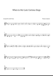 When to Her Lute Corinna Sings