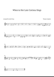 When to Her Lute Corinna Sings