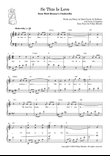 So This Is Love (easy piano)