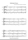Hallelujah Chorus for Oboe Trio
