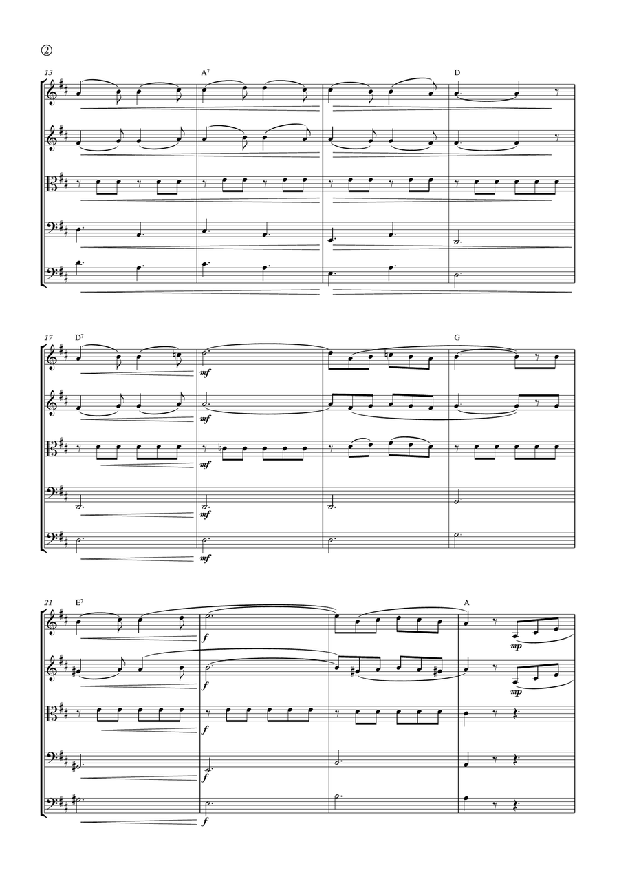 Barcarolle String Orchestra scores gallery preview page 2