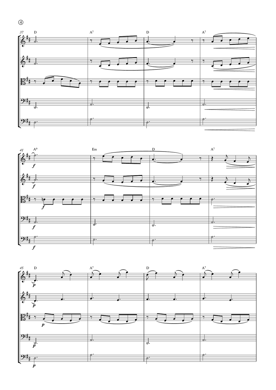Barcarolle String Orchestra scores gallery preview page 4