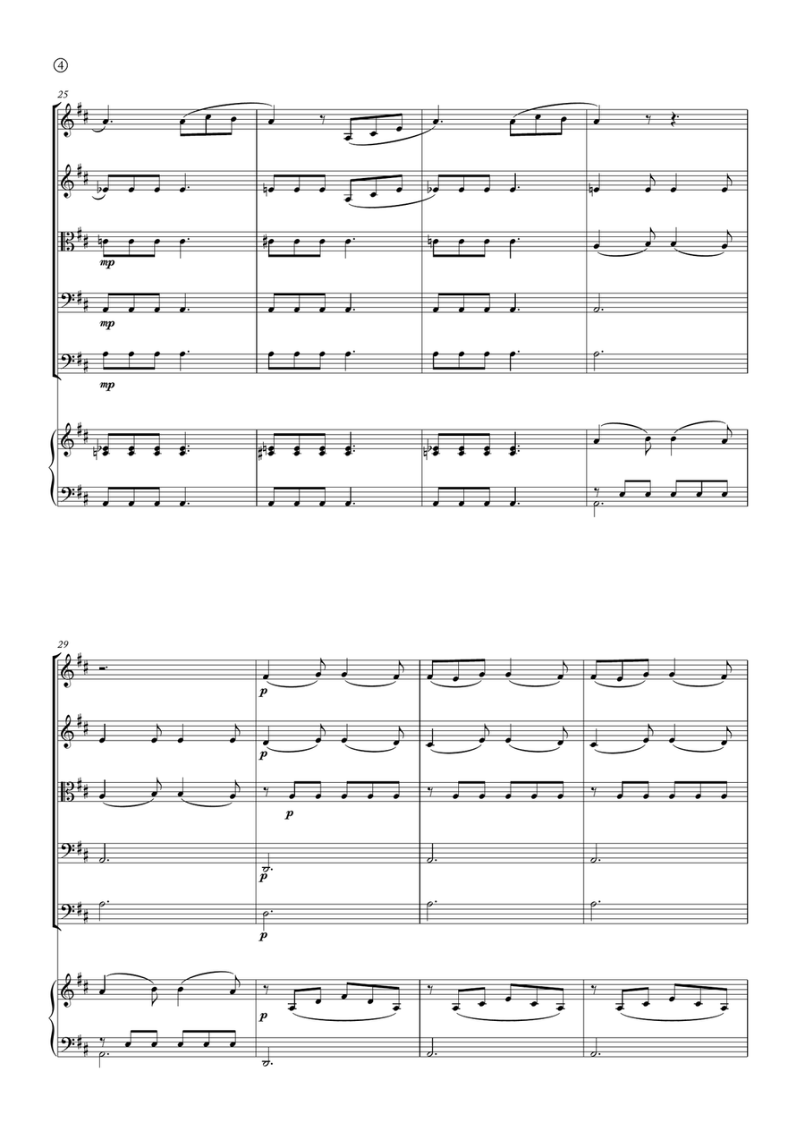 Barcarolle String Orchestra scores gallery preview page 4