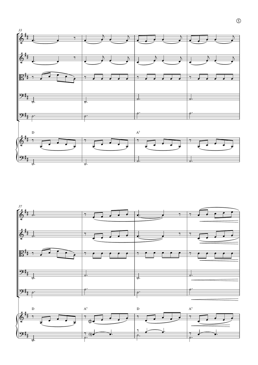 Barcarolle String Orchestra scores gallery preview page 5