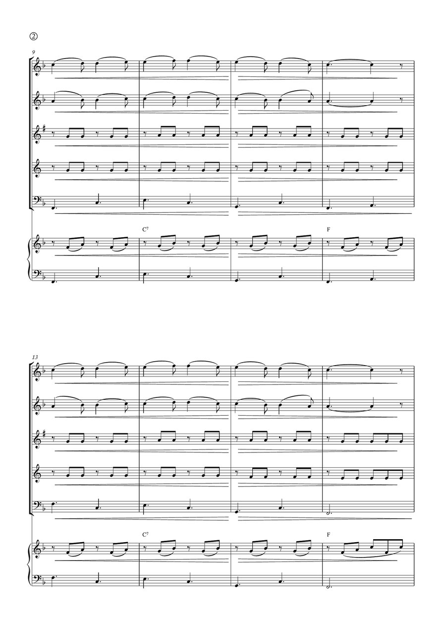 Barcarolle Woodwind Quintet scores gallery preview page 2