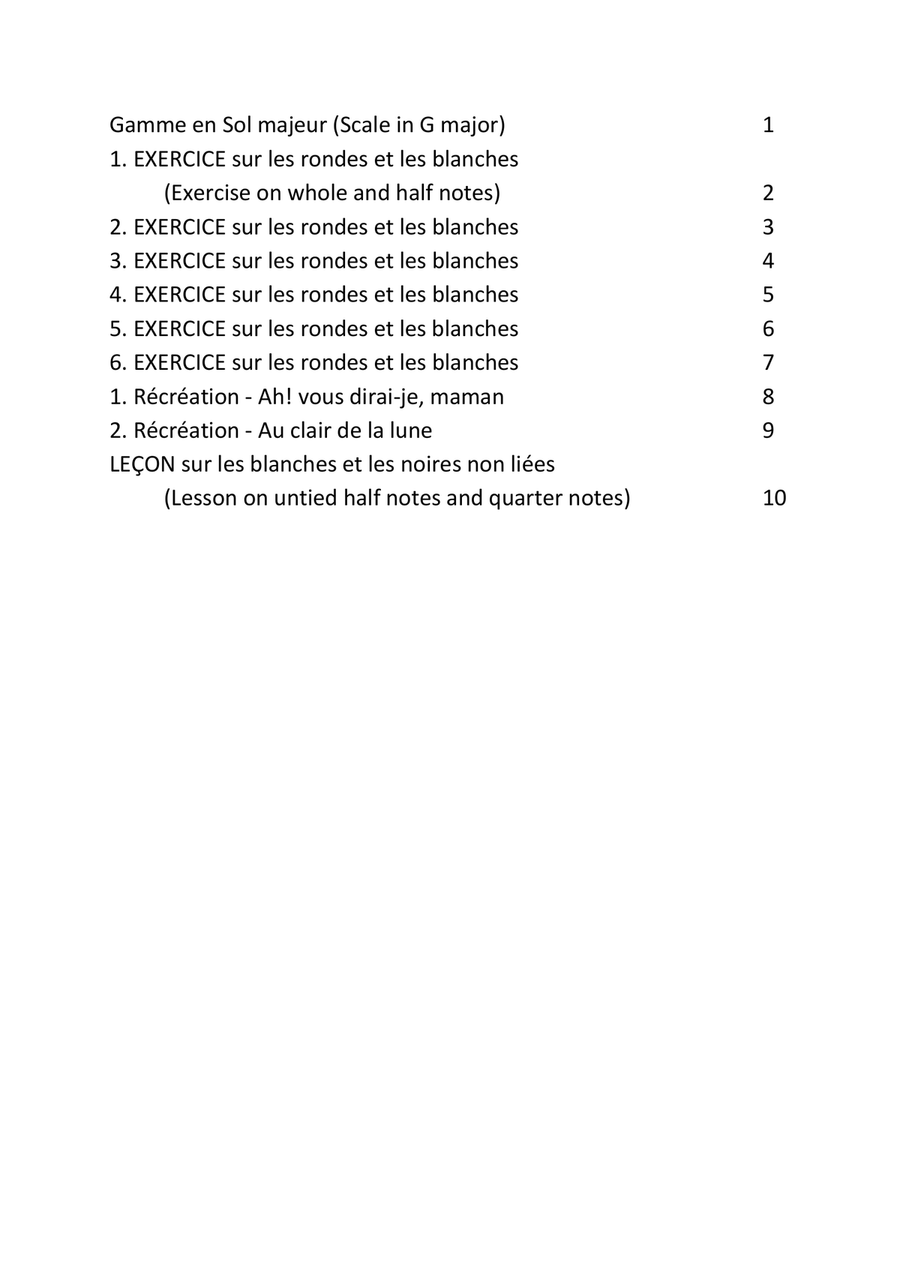 SCALES, EXERCISES AND PIECES from “Méthode Elémentaire de Mandoline” (1895) Book #1 Mandolin scores gallery preview page 3