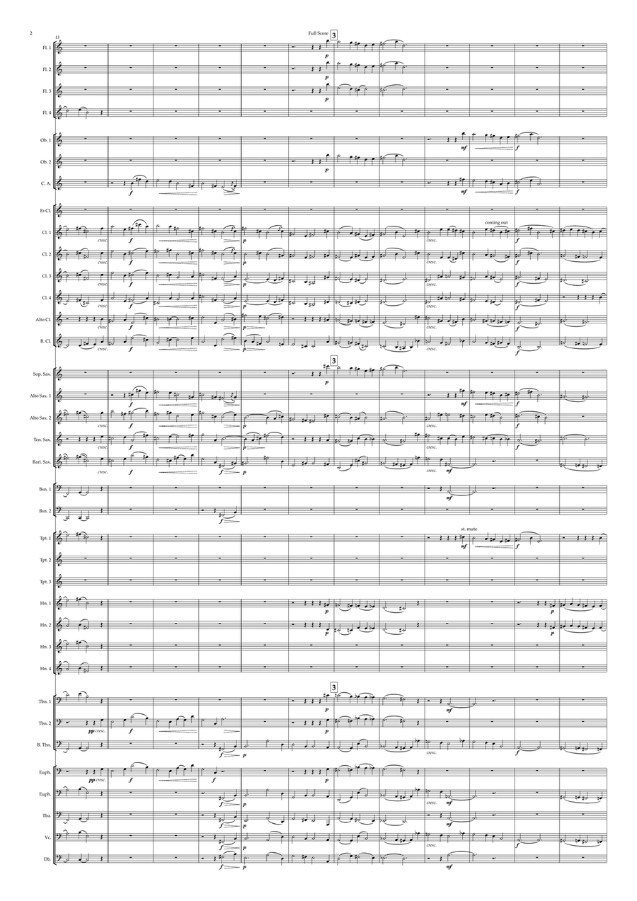 On Hearing the First Cuckoo in Spring Concert Band scores gallery preview page 2