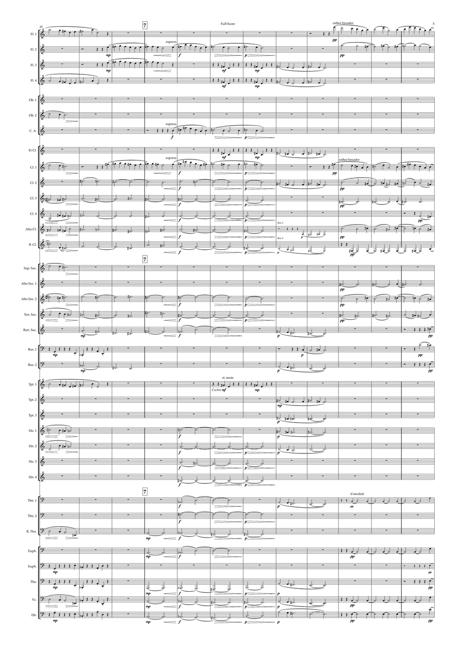 On Hearing the First Cuckoo in Spring Concert Band scores gallery preview page 5