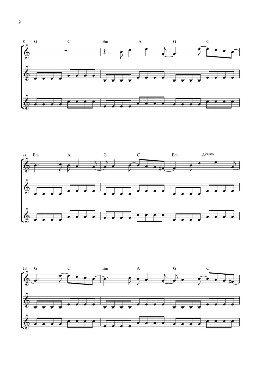 Smells Like Teen Spirit Smells Like Teen Spirit String Trio scores gallery preview page 2