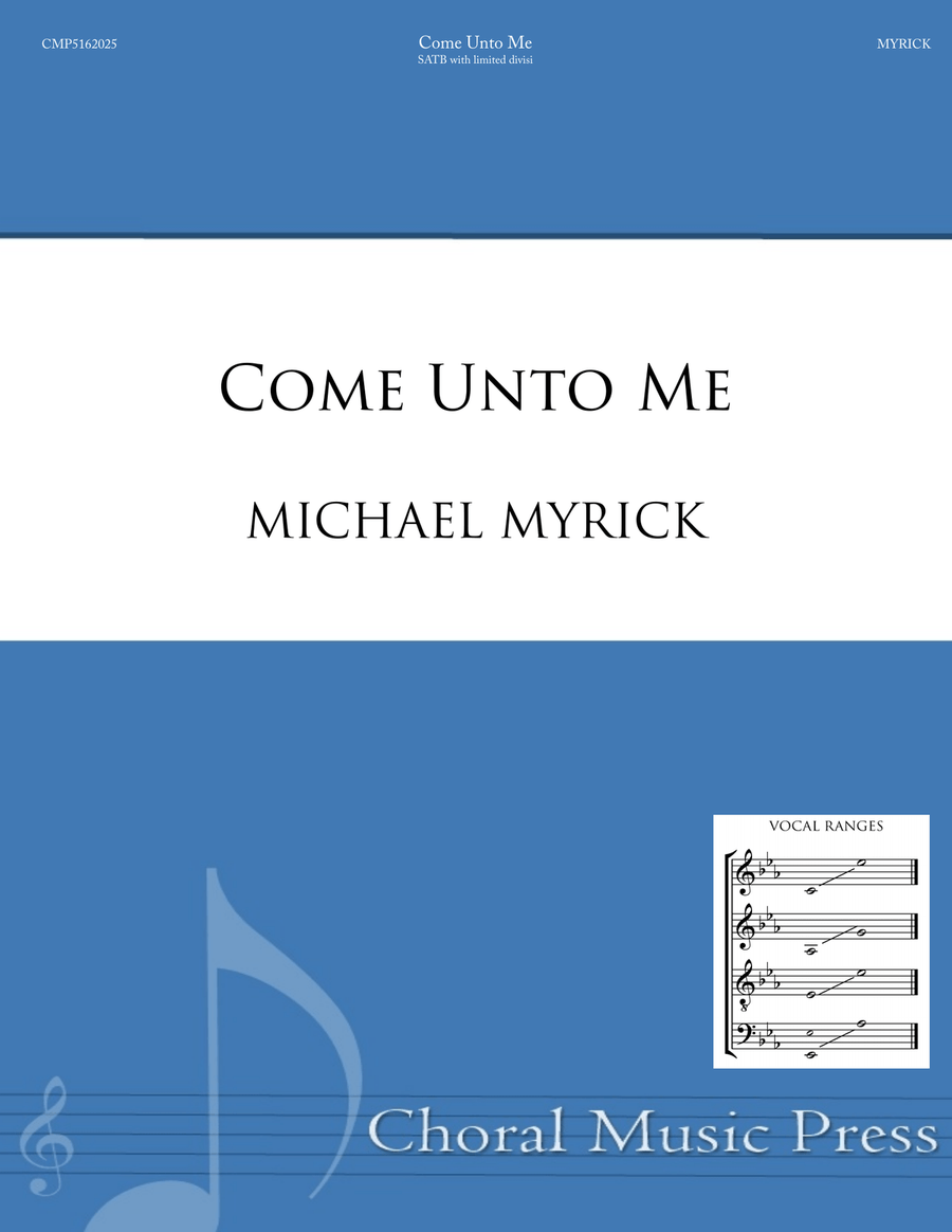 Come Unto Me 4-Part scores gallery preview page 1