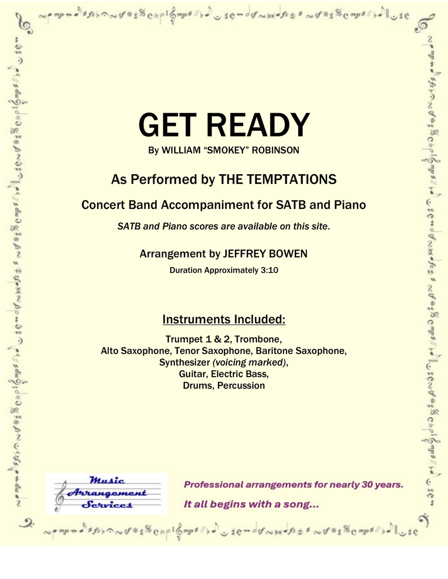 Get Ready Concert Band scores gallery preview page 1