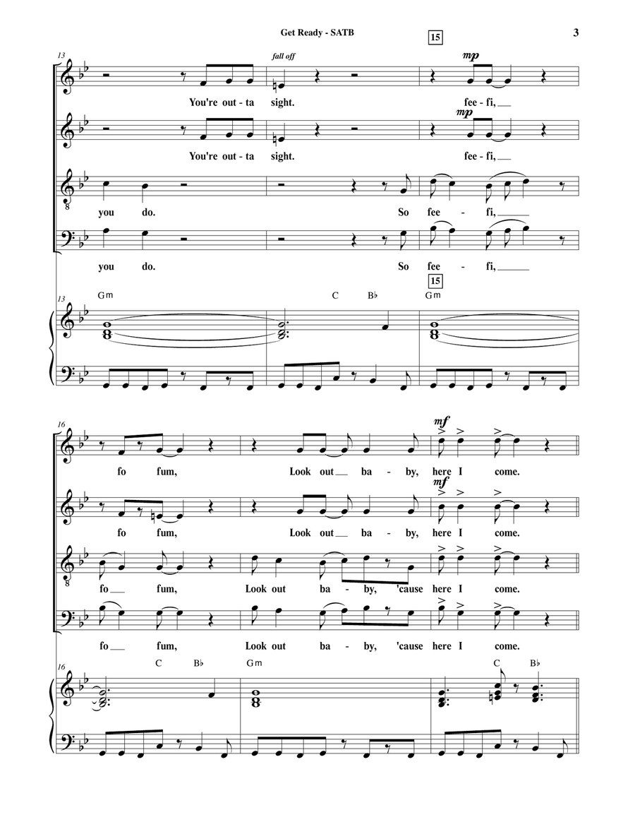 Get Ready 4-Part scores gallery preview page 4