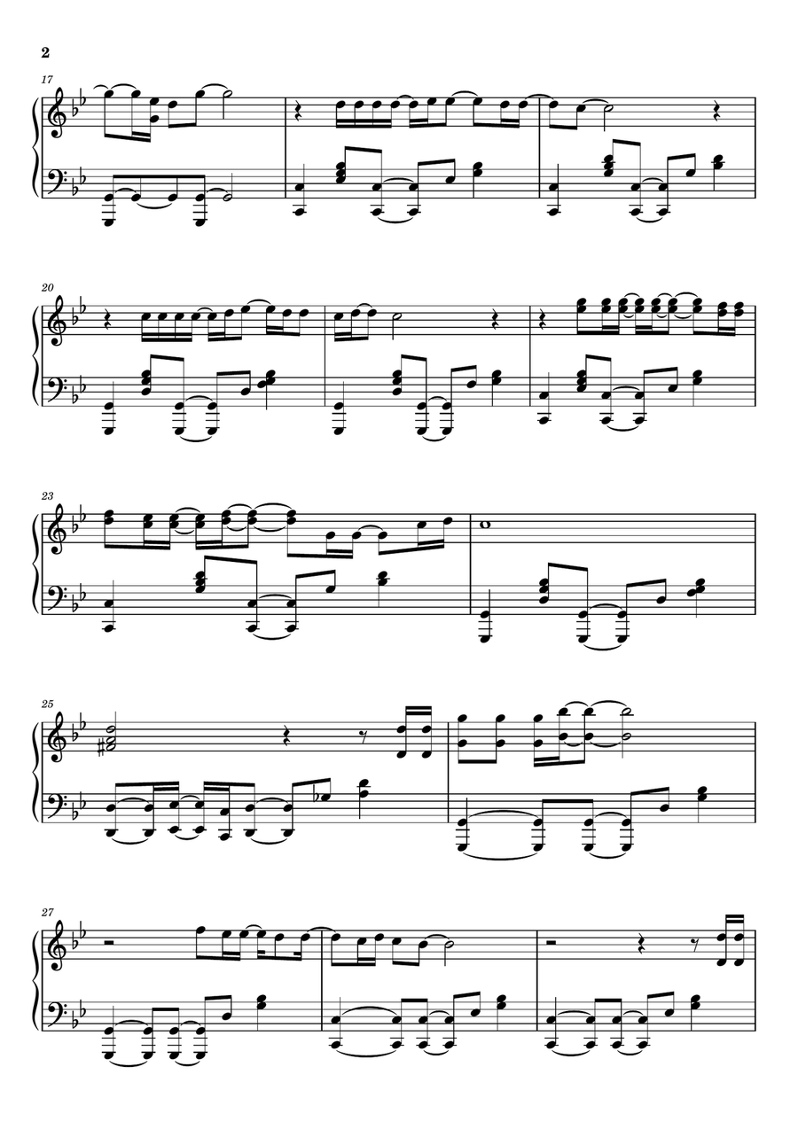 Soldier Of Love Soldier Of Love Piano Solo scores gallery preview page 2