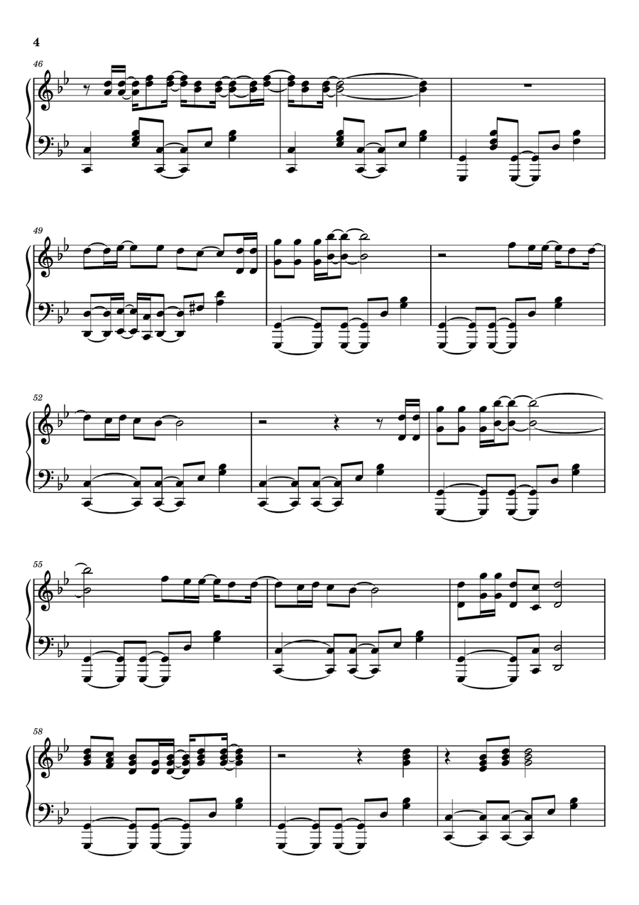 Soldier Of Love Soldier Of Love Piano Solo scores gallery preview page 4