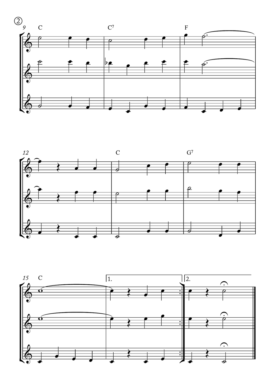 Red River Valley Red River Valley Soprano Recorder scores gallery preview page 2