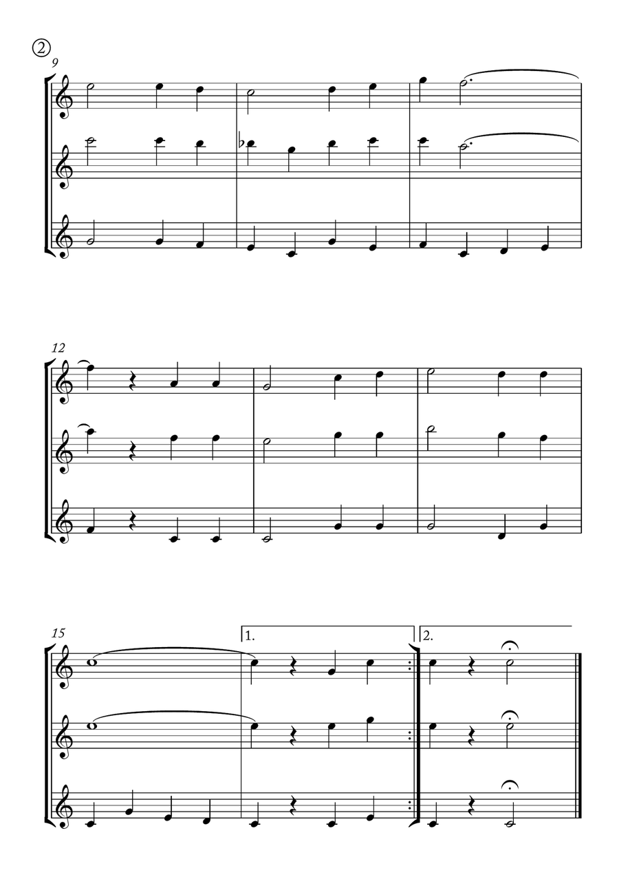Red River Valley Red River Valley Soprano Recorder scores gallery preview page 2