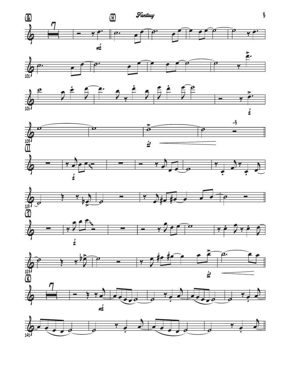 Fantasy Fantasy Jazz Ensemble scores gallery preview page 3