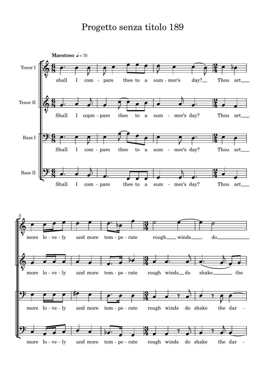 Sonnet 18 Sonnet 18 TTBB scores gallery preview page 1